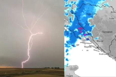 BH meteo upozorio na nevrijeme koje dolazi: Pratite uživo kretanje oluje koja će zahvatiti BiH