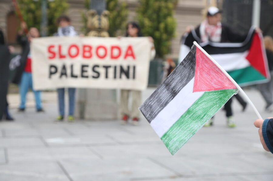 U Beogradu održan protest podrške narodu Palestine