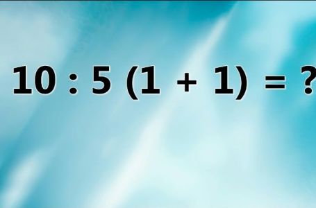 MATEMATIČKI ZADATAK POSVAĐAO LJUDE! Da li je rješenje 4 ili 1, evo gdje mnogi prave grešku