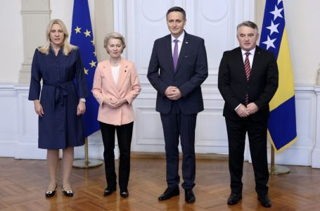 Ursula von der Leyen sa sastala sa članovima Predsjedništva BiH