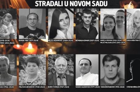 Fotografije poginulih u Novom Sadu: Najmlađa žrtva, imala samo šest godina