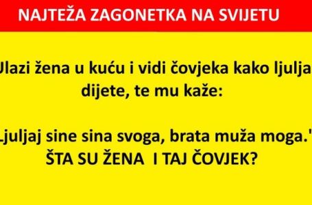 NAJTEŽA ZAGONETKA NA SVIJETU: Šta su ova žena i ovaj čovjek?