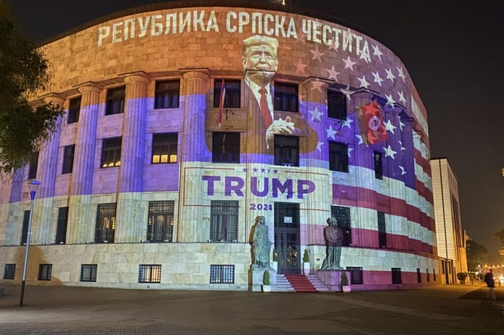 Banja Luka slavi Donalda Trumpa