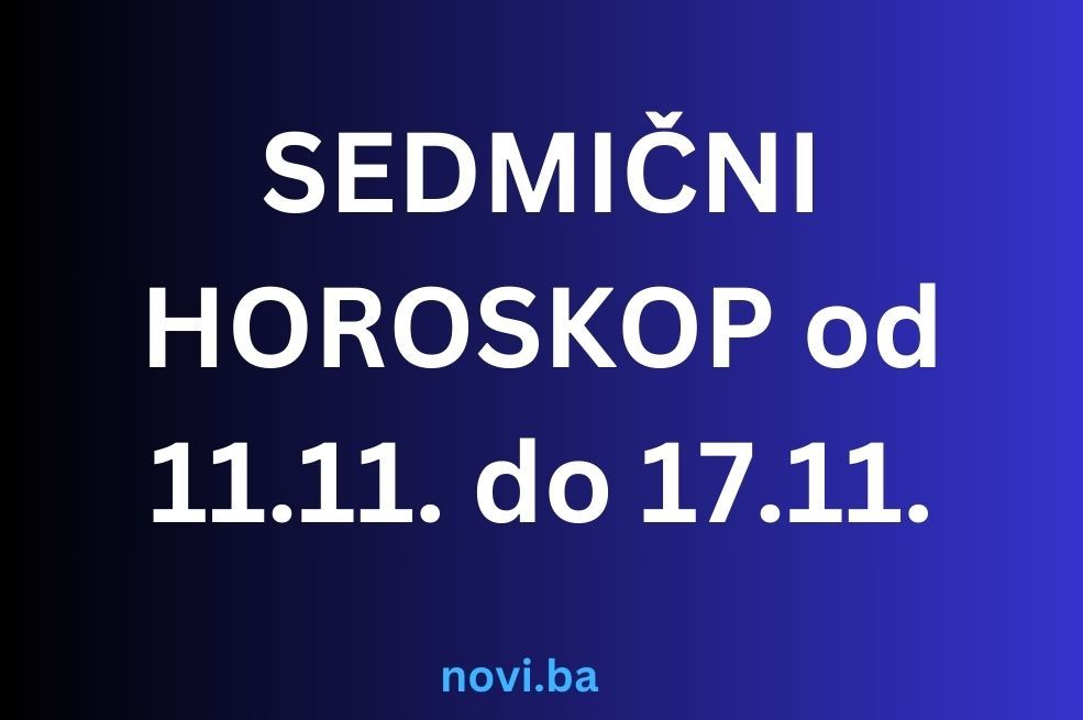 SEDMIČNI HOROSKOP od 11.11. do 17.11: Ova 3 znaka će sljedeće sedmice imati kosmičku sreću, UŽIVAJTE