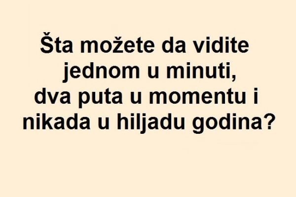 JEDNOSTAVNA ZAGONETKA IZ KNJIGE ZA DJECU: Ali većina odraslih je ne može riješiti!