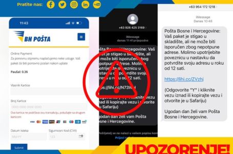 BH Pošta upozorila građane: Sve je više cyber napada i prevara, odmah ih prijavite
