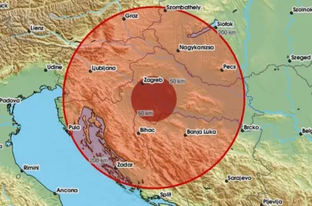 Zemljotres pogodio Hrvatsku: Građani pišu:  "Baš se jako osjetio"