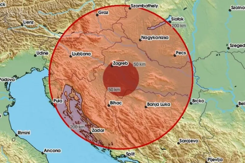 Zemljotres pogodio Hrvatsku: Građani pišu:  "Baš se jako osjetio"
