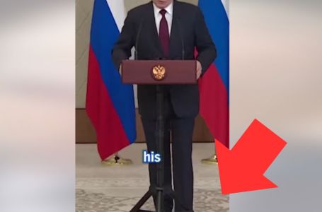 Svi gledaju u noge i cipele Putina na ovom snimku: ŠTA MU SE DESILO? (VIDEO)