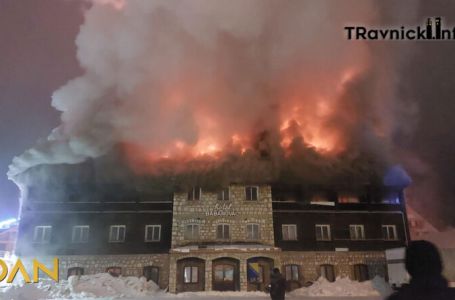 Požar zahvatio jedan od simbola Vlašića: Poznati hotel u plamenu