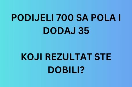 SAMO PAMETNI MOGU DA RIJEŠE OVU MOZGALICU: Skoro niko ne da tačan odgovor