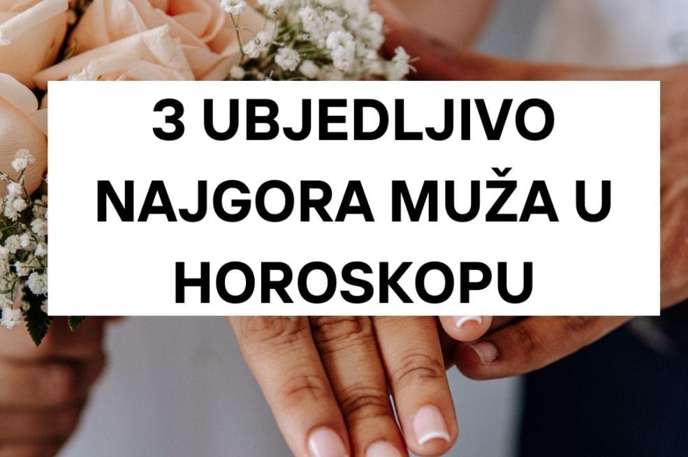 3 UBJEDLJIVO NAJGORA MUŽA U HOROSKOPU: Jedan vara, drugi ljenčina