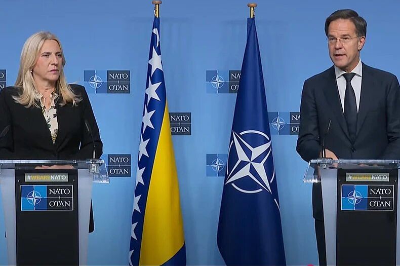 Cvijanović tvrdi kako želi jačanje saradnje s NATO-om, Rutte: "Nećemo dozvoliti da mir bude ugrožen"