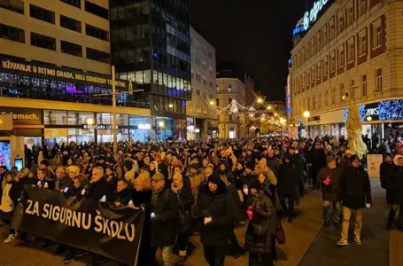 Zagreb: Više od hiljadu građana u protestnoj šetnji nakon tragedije u osnovnoj školi