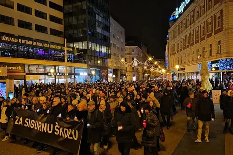 Zagreb: Više od hiljadu građana u protestnoj šetnji nakon tragedije u osnovnoj školi