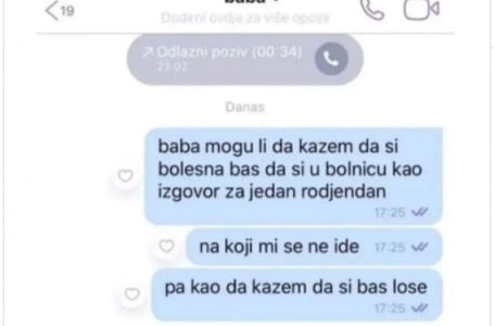 Pitao je baku za pomoć da ga izvuče iz obaveza: Njen odgovor je HIT