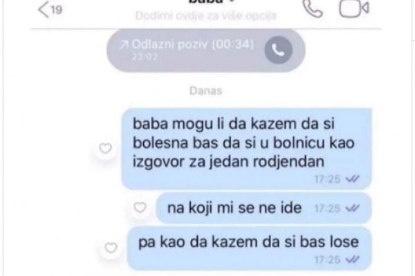 Pitao je baku za pomoć da ga izvuče iz obaveza: Njen odgovor je HIT