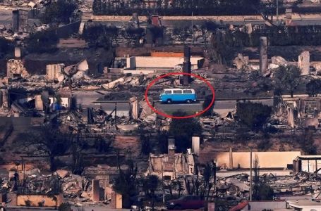 SLIKA IZ LOS ANĐELESA OBILAZI SVIJET Sve je spaljeno, samo on stoji: "Ostala sam bez riječi..."