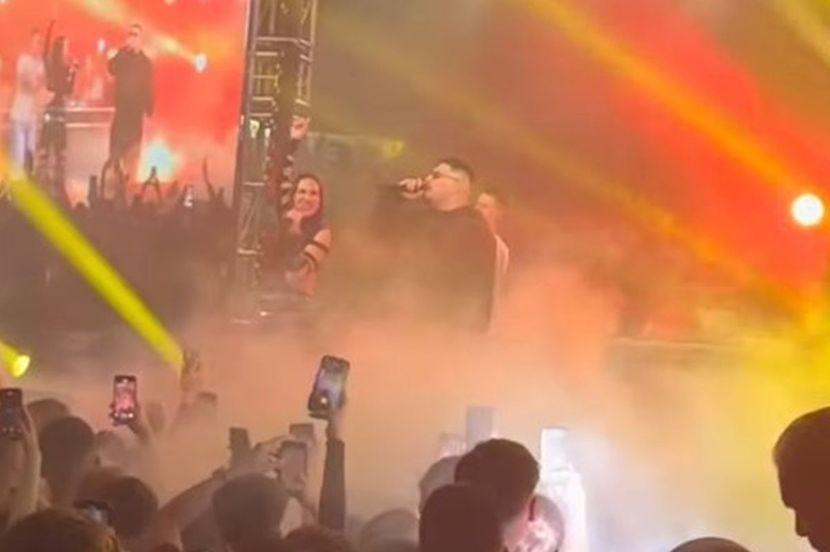 Hitno prekinut koncert repera, evakuisane Nikolija i Elena Kitić: Uletjeli pripadnici policije