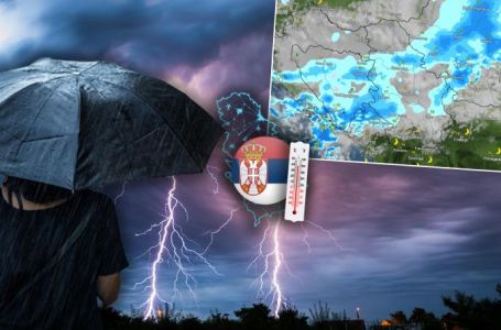 NEVRIJEME U SRBIJI, UVELIKO PLJUŠTI U OVOM PREDJELU: Evo gdje se očekuje kiša tokom noći i ujutru