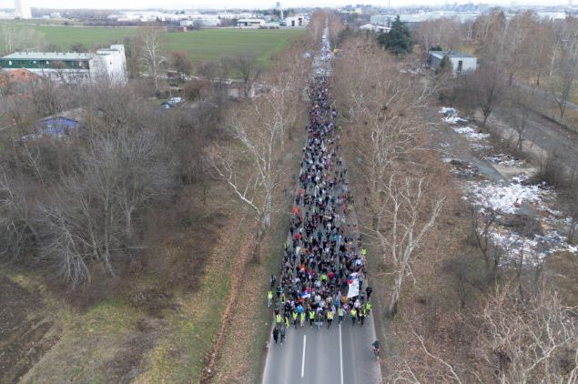Za danas najavljena blokada ulaza u Novi Sad iz tri pravca i Gazele u Beogradu