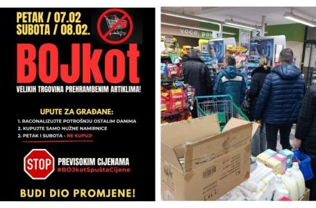 Bojkot trgovina u BiH se NASTAVLJA naredne sedmice! Ovo su upute građanima