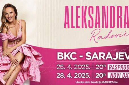 Koncert Aleksandre Radović u Sarajevu rasprodan za tri sedmice: Organizatori dodali još jedan datum