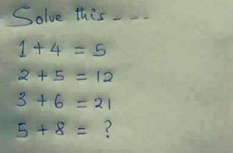 BUKVALNO NIKO NE ZNA RJEŠENJE OVE MOZGALICE: Da li vi spadate u mali postotak genijalnih ljudi?