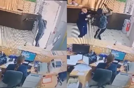 Objavljen snimak: Evo kako je zaštitar zaustavio pljačku banke danas u Mostaru