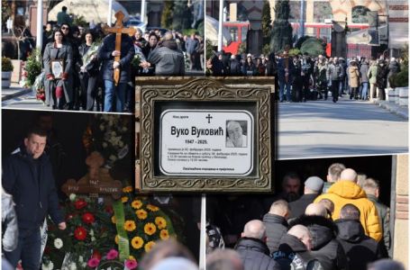 SAHRANJEN KUM VELJKA RAŽNATOVIĆA: Na Novom groblju niko nije vidio Cecu...