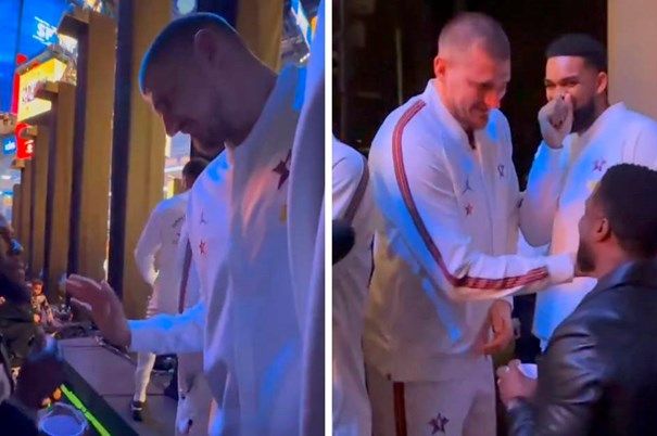 Nikola Jokić sreo Kevina Harta i sve nasmijao izjavom: Mislio sam da si nečije dijete