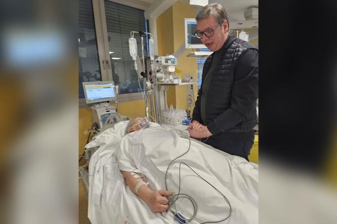 Vučić posjetio povrijeđenu poslanicu: Vjerujem u njenu snagu, pobijediće Jasmina... (FOTO)