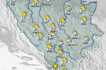 EVO KAKVO VRIJEME NAS OČEKUJE ZA VIKEND: Sutra sunčano, a onda će uslijediti žestoka promjena