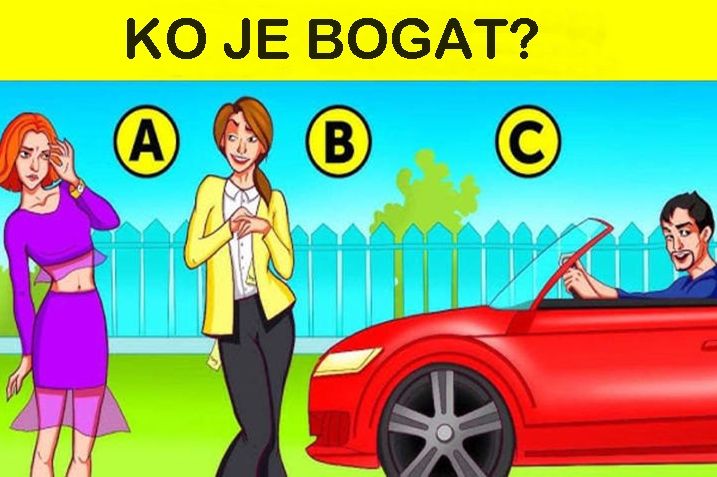 Ko je bogat? Samo ljudi čiji je IQ viši do 150 odgovoriće tačno za 5 sekundi