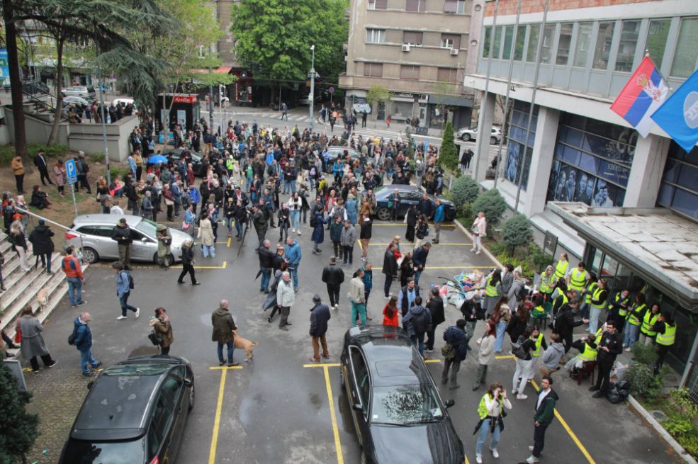 „Blokada RTS-a ulazi u ključnu fazu: Studenti i radnici protiv režimskih laži!“