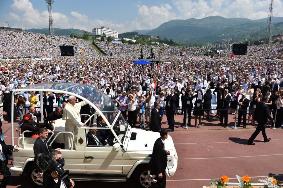 Kad je papa Franjo posjetio Sarajevo: Iz ovog grada se čuje vapaj Božjeg naroda - nikada više rata!