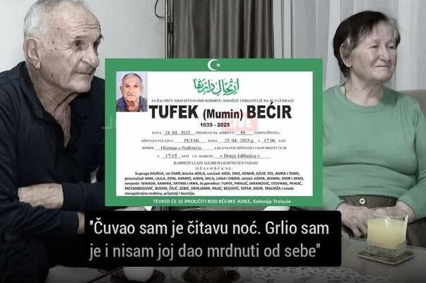 Preminuo Bećir koji je sedam sati spašavao suprugu tokom poplava u Jablanici