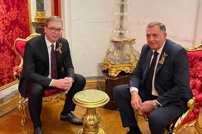 Vučić se sastao sa Dodikom u Kremlju: Evo šta je objavio