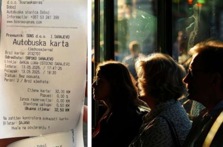 I ovo je BiH: Pogledajte šta piše na karti koju je putnik kupio u Doboju