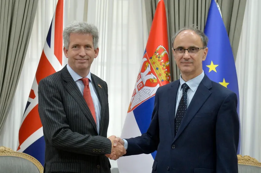 Macut i Ferguson razgovarali o bilateralnoj saradnji Srbije i Velike Britanije