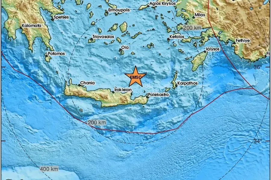 Snažan zemljotres pogodio Grčku