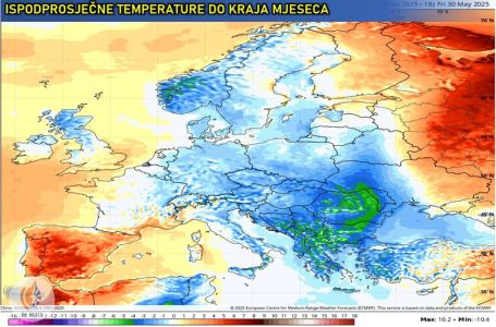 Oglasili se meteorolozi: Od ovog datuma TEMPERATURA I DO 30 stepeni, do tada KIŠOVITO I HLADNO