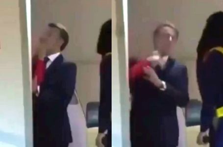 SNIMAK IZAZVAO BURU KOMENTARA: Brigitte Macron ošamarila supruga?! (VIDEO)