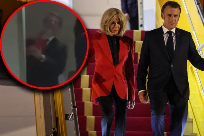 MAKRONA OŠAMARILA 24 GODINE STARIJA SUPRUGA?! Skandal potresa Francusku - kruži nevjerovatan snimak