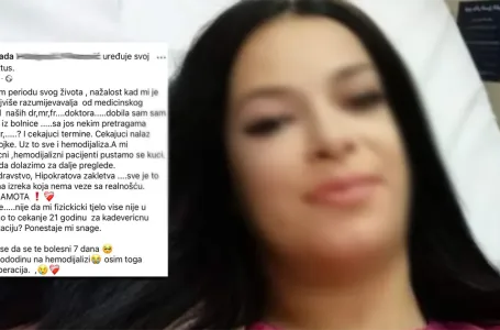 Djevojka, čije je tijelo pronađeno sinoć, nedavno objavila da su je teško bolesnu otpustili iz UKC-a