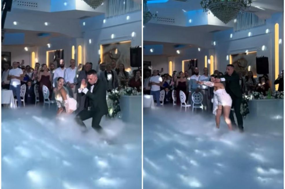 Svadbeni show para izazvao podsmijeh, a gosti gledali u nevjerici: 'Vidi se da su ljudi u šoku"