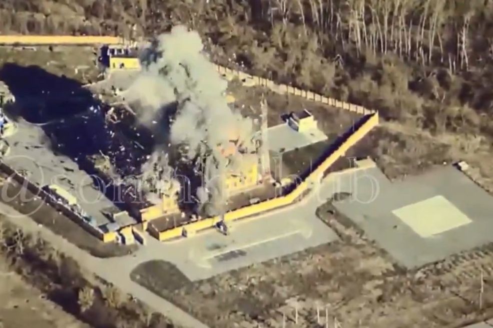 Ukrajinci digli u vazduh bazu FSB, kamere sve snimile (VIDEO)