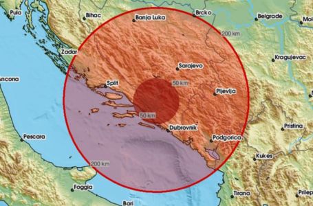 Zemljotres registrovan u blizini Mostara: Osjetio se i u Hrvatskoj