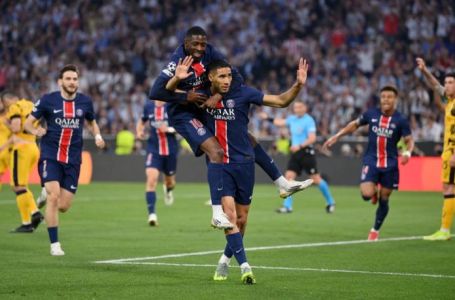 Gori Liga prvaka! Hakimi i Doue torpedirali protivnika – PSG vodi 2:0!