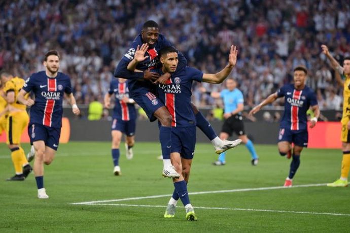 Gori Liga prvaka! Hakimi i Doue torpedirali protivnika – PSG vodi 2:0!